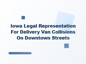 Iowa Legal Representation for Downtown Delivery Van Collisions